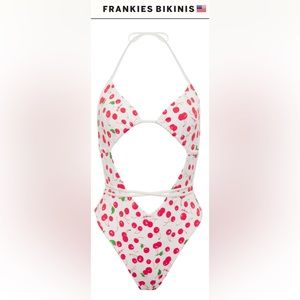 NWT- Frankie’s Bikinis x Sydney Sweeney 🍒Cherry Bomb🍒 one piece swimsuit (M)